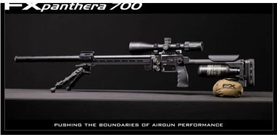 FX AIR RIFLE PANTHERA .22 EXP BLACK - 700