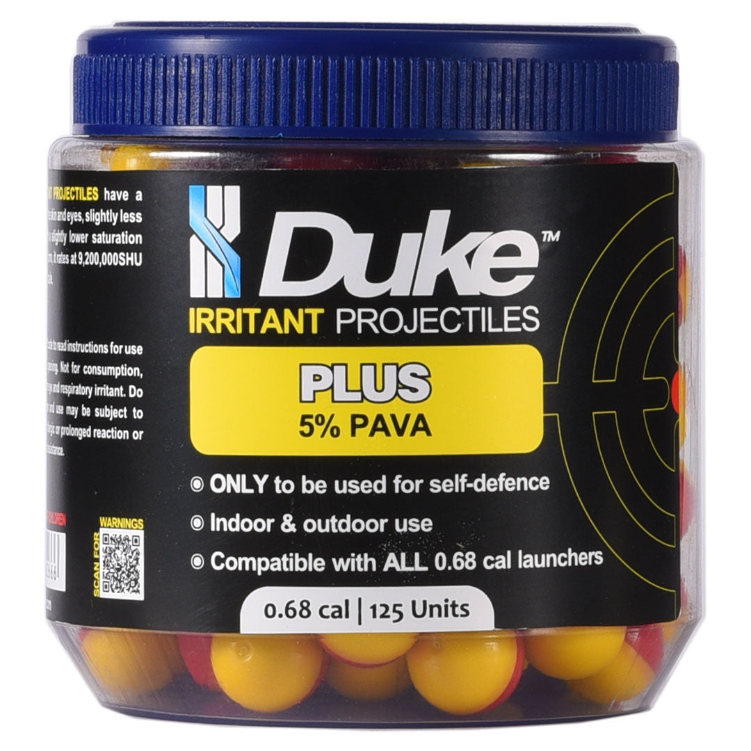 Duke Plus Irritant Projectiles 0.68 Calibre Self Defence