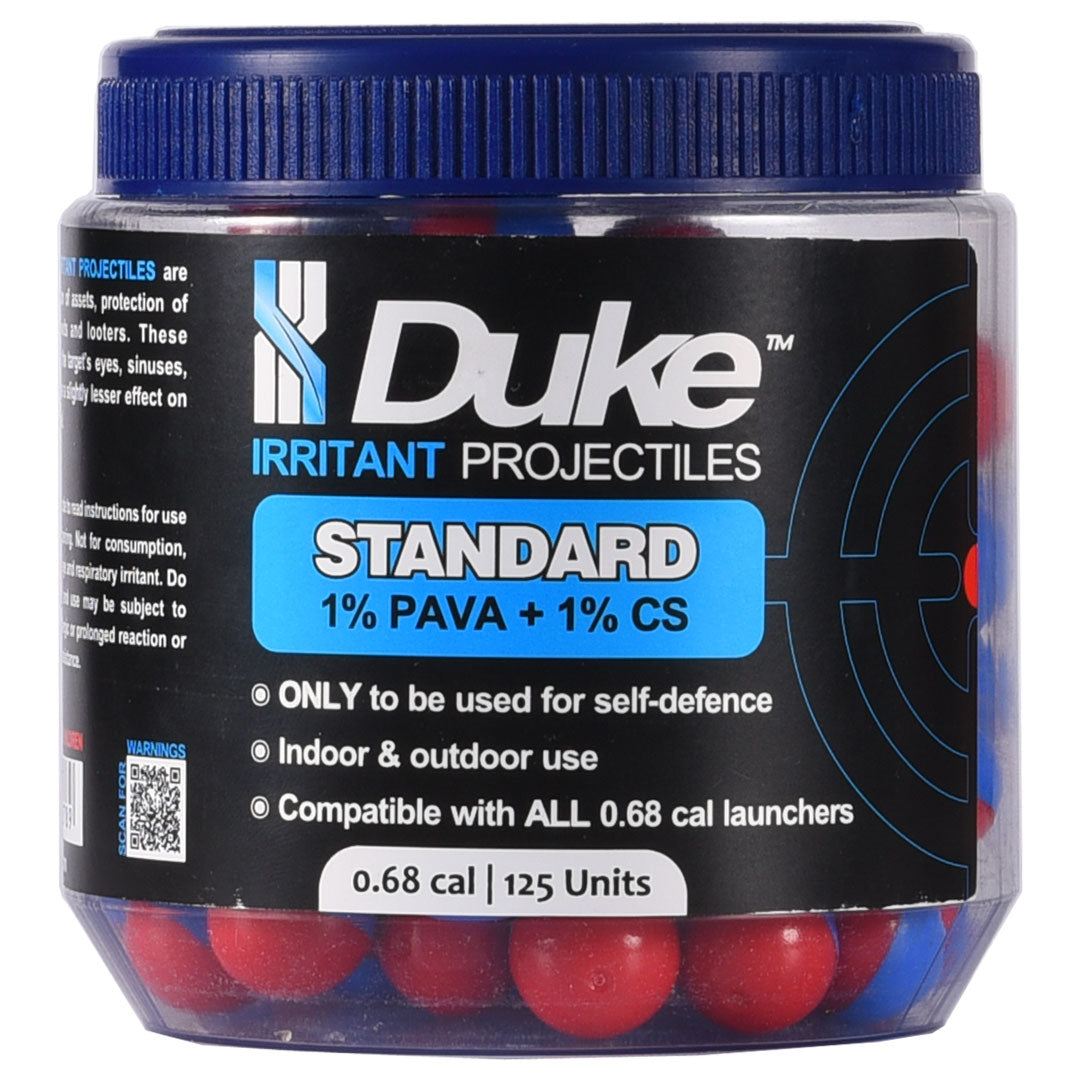 Duke Standard Irritant Projectiles 0.68 Calibre Self Defence