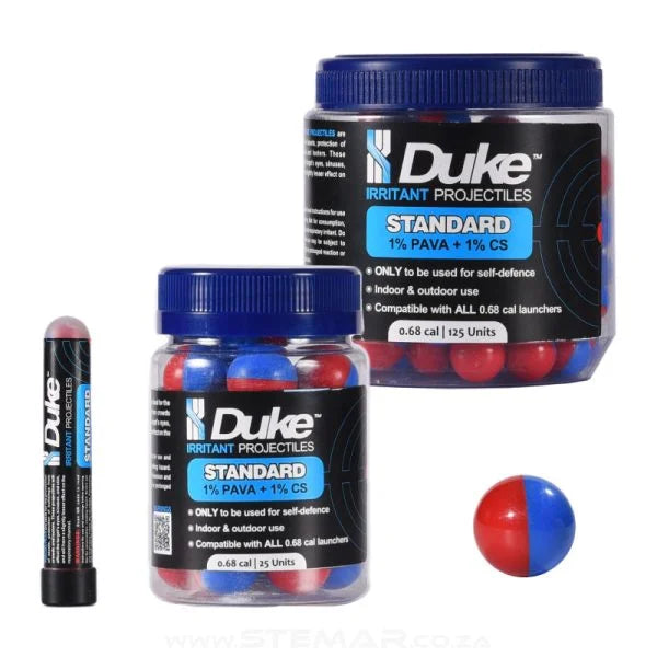 Duke Standard Irritant Projectiles 0.68 Calibre Self Defence