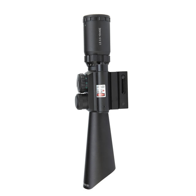 SPIKE 3.5-10X40mm Scope with Laser Sight