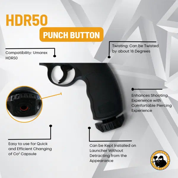HDR50 Punch Button- Pierces Gas and Hides Punch Button