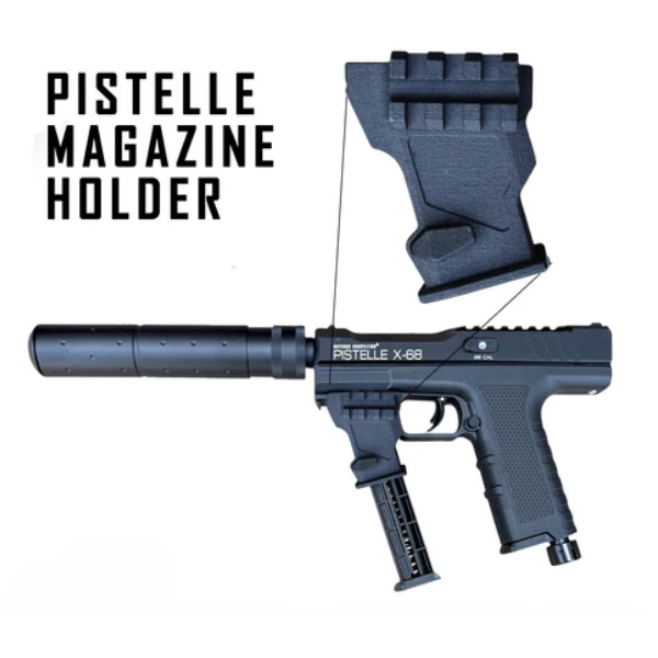 Defense Innovation Pistelle X-68 Vertical Grip Magazine Holder with Rails