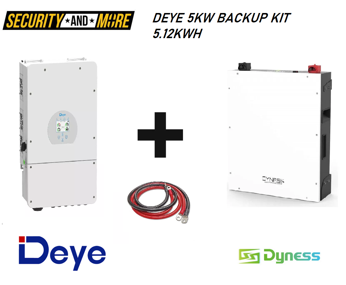 5.5KW Deye Backup Combo Kit with Dyness 5.12KWh (100Ah)