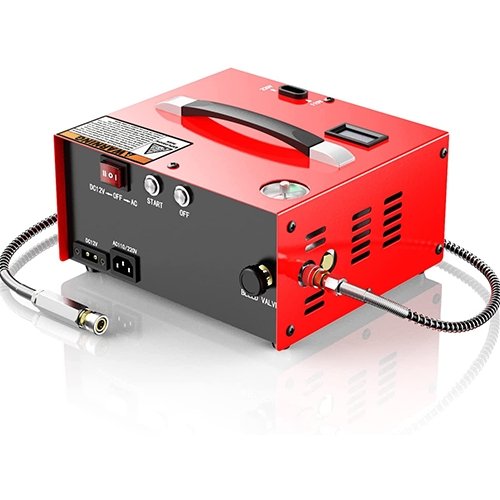 12V/220V Mini Compressor | 250 Bar Fill Pressure | Automatic Cut-Off Gauge