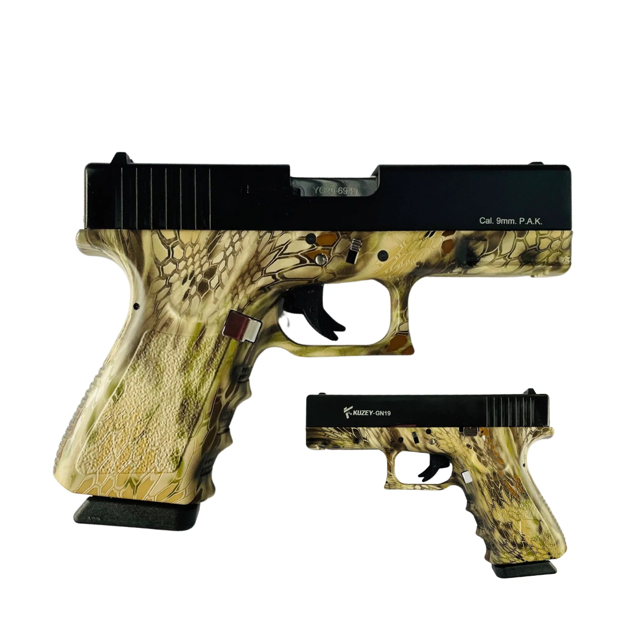 Kuzey GN19 Semi-Automatic 9mm Blank Signal Gun Camo