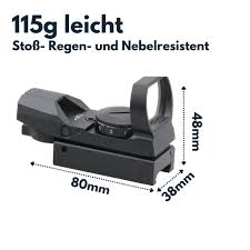 Victoptics Reflex Sight 1x23x34 | 4 Reticles | Illuminated