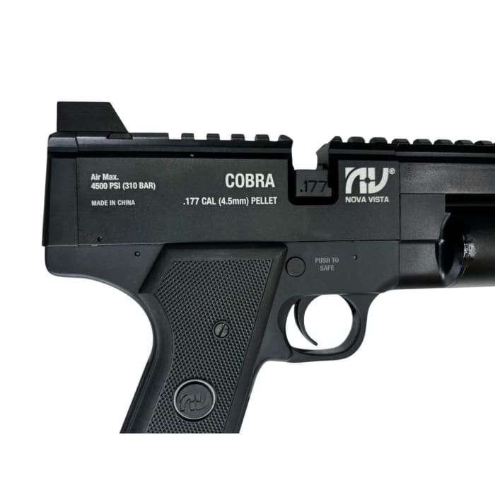 Nova Vista SQ-01 Cobra Pistol with Black Grip - Regulated 4.5mm