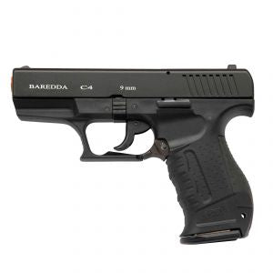 Baredda C4 9mm Blank Gun | Pepper Gun Black