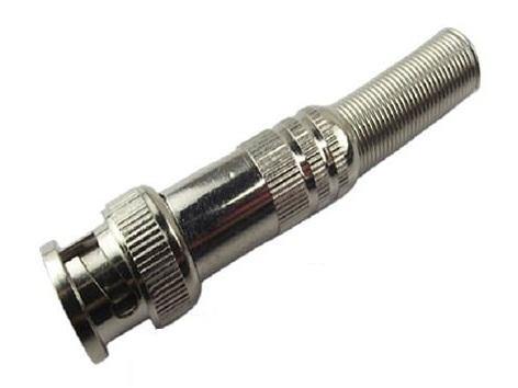 100 X RG59 BNC Male Connector to Coaxial Cable - Security and More