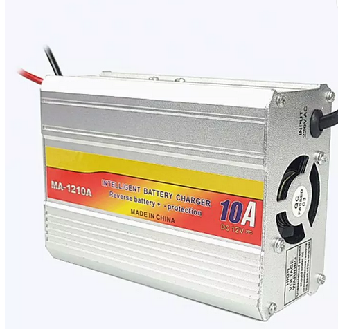 Universal 12V Battery Charger 10A  |  Charges 50AH- 120AH Battery (MA-1210A) - Security and More