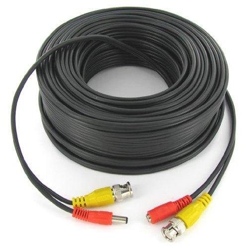10m Black Camera Cable-Power & Video - Security and More
