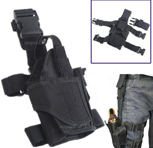 Tactical Thigh Holster | Adjustable For Weapon Size (Black & Camo Available)