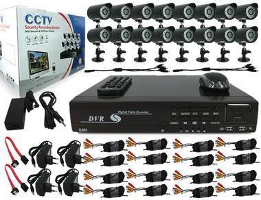 16 Channel 16 Camera Security Recording System With Internet and 3G Phone Viewing - Security and More