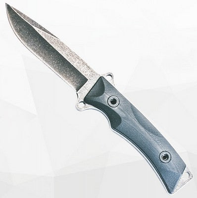 Tekut Stonewash Knife W/Drop Point Blade 265mm Fixed Blade