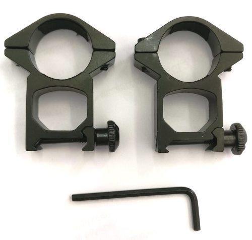 22mm FLAT RAIL RIFLE SCOPE MOUNTS | 22MM RAIL | FITS UP TO 25mm SCOPE - Security and More