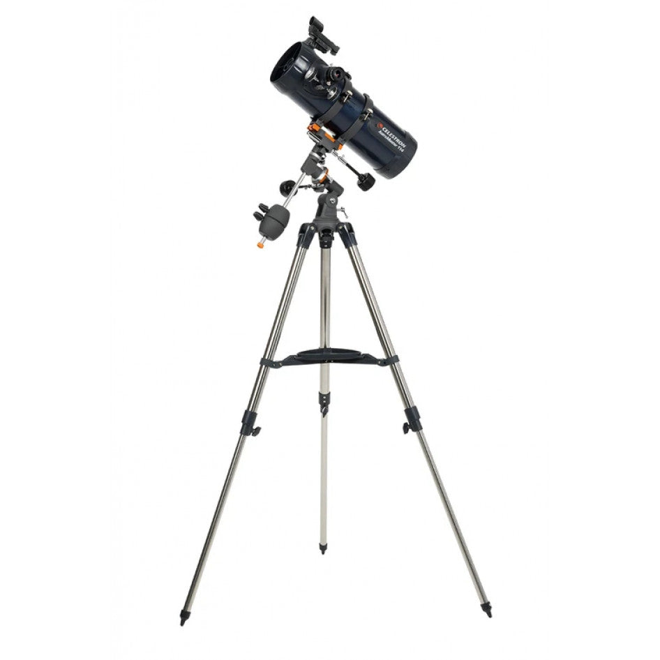 Celestron Astromaster 114EQ + Moon Filter & Smartphone Adapter