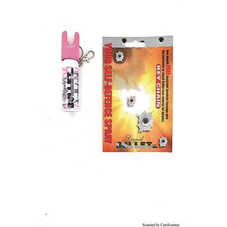 Pink- Liquid Bullet Joggers Pepper Spray - 20ml Direct Stream