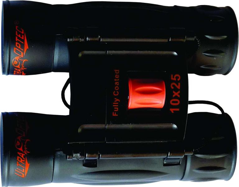 Ultraoptec - Encounter 10X25 Compact Binoculars - Black & Orange