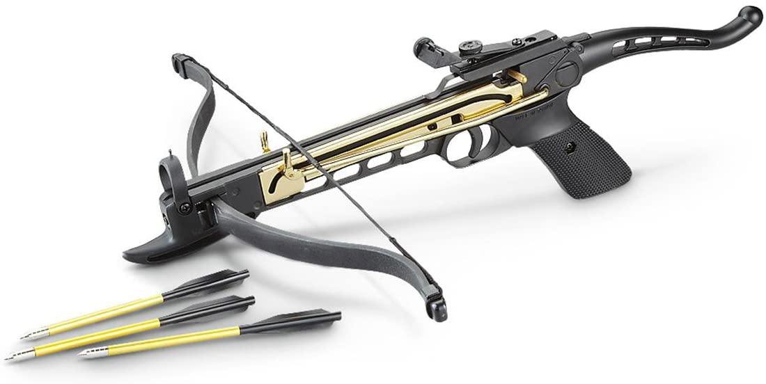 80 LBS PISTOL CROSSBOW | MK-80A3 | 3 ALUMINIUM BOLTS INCLUDED - Security and More