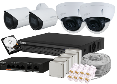 Dahua 4CH IP CCTV Kit (1TB Included) - Security and More