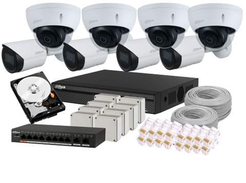 Dahua 8CH IP CCTV Kit (2TB Included) - Security and More