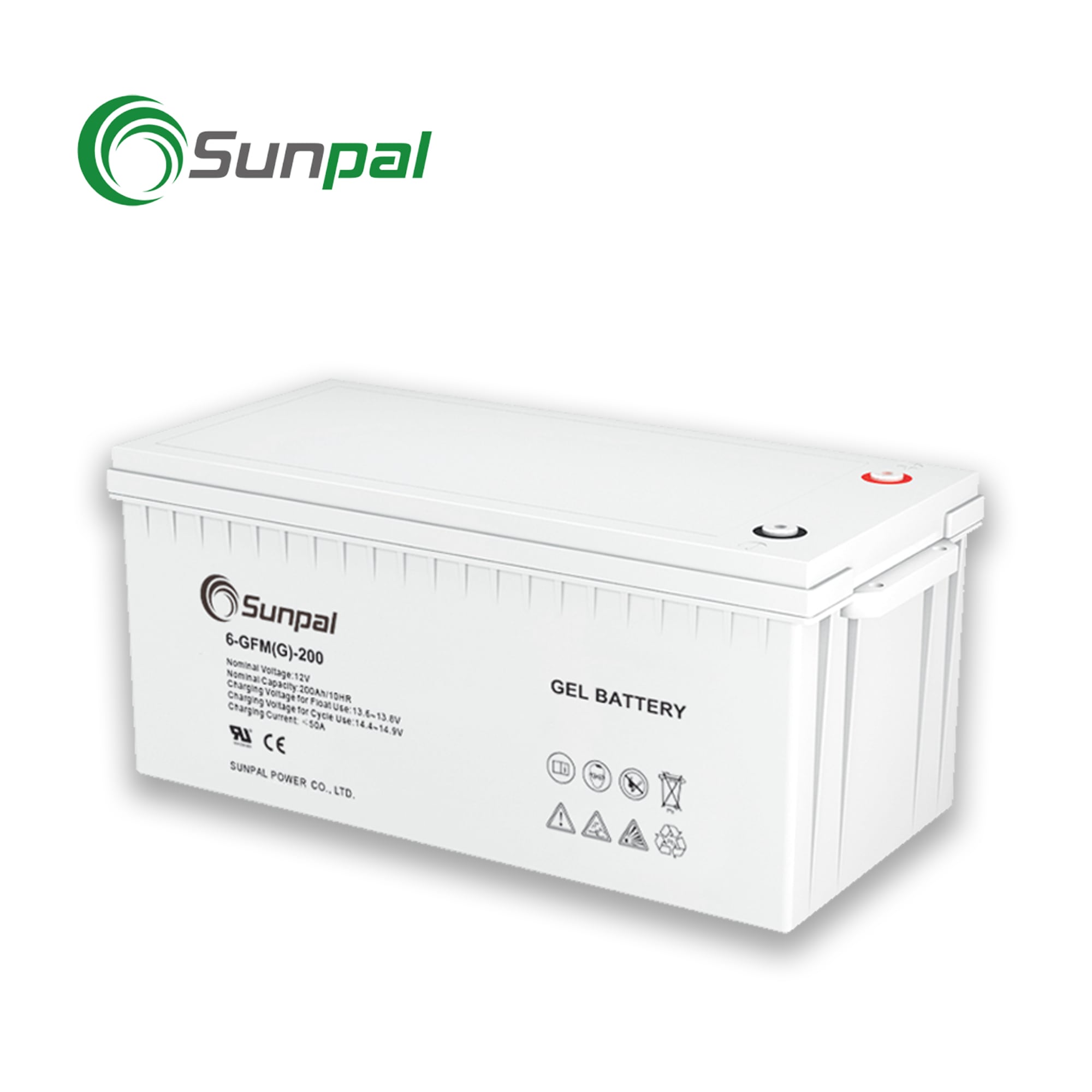Sunpal 12V 200Ah Gel Battery