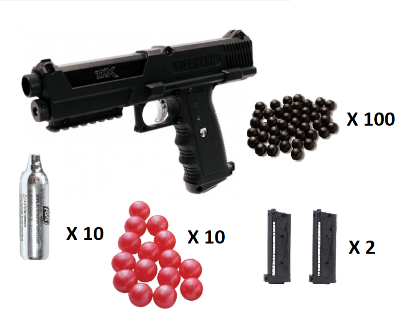 Tippmann TPX Pepperball Kit | Paintball | Solid Ball - Self Defence