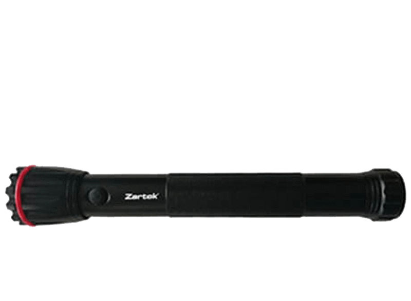 Zartek LED Aluminium, Heavy- Duty baton Torch 200 Lumen,incl belt pouch