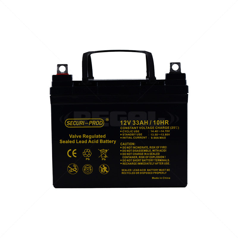 Deep Cycle Battery - 12V 33AH Securi-Prod Sealed Lead Acid
