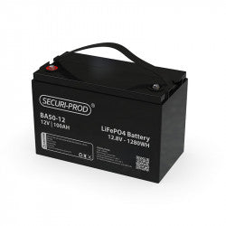 Securi-Prod  12.8V 100AH Lithium Deep Cycle Battery