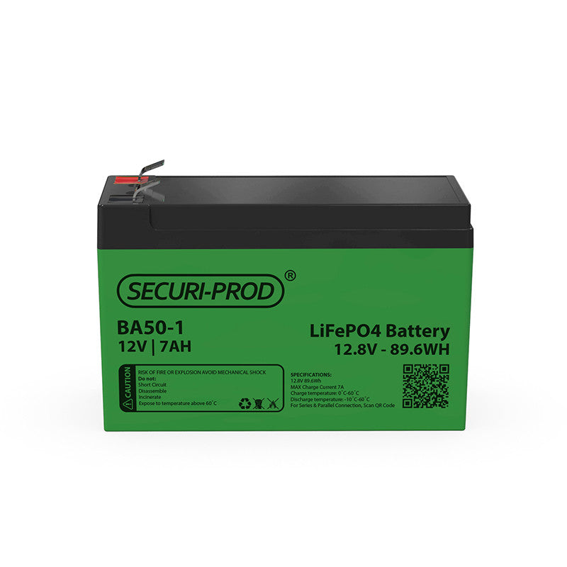 Deep Cycle Battery Lithium 12V7AH Securi-Prod