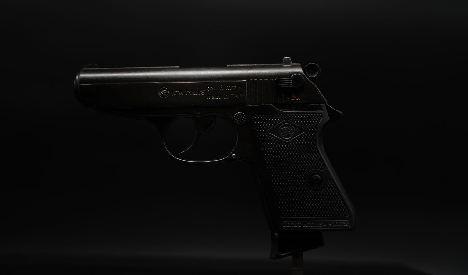 Bruni New Police 9mm Blank Pepper Pistol