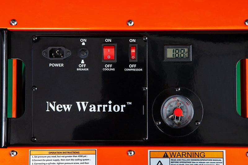 New Warrior Compressor - Externally Watercooled - Fills Scuba Tanks & PCP Rifles