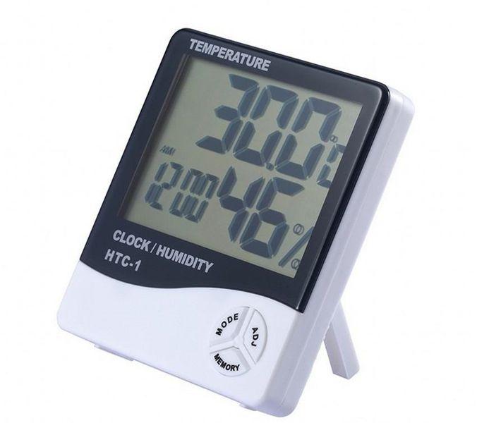 Digital Temperature & Humidity Thermometer Indoor Clock - Security and More