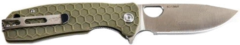 Honey Badger Medium Folding Knife - Green