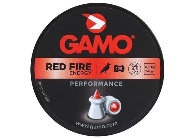 Gamo Red Fire 4.5mm (.177 Cal) 125's | 125 Pellets