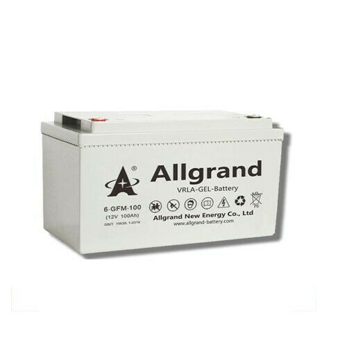 Allgrand 12V 100Ah Gel Battery |  Deep Cycle Battery