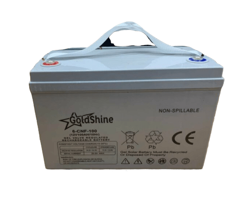 Gold Shine Solar Gel Battery 12V 100AH