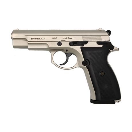 Baredda CZ75 - S56 Satin 9mm P.A.K Blank / Pepper Pistol