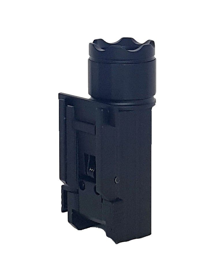 Clip On Tactical Flashlight - Weaver or Picatinny Mount