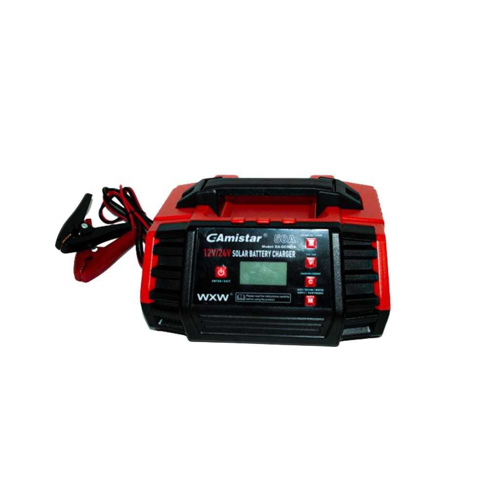 GAmistar 14A 12/24V Solar / Car Battery Charger Deep Cycle Charger