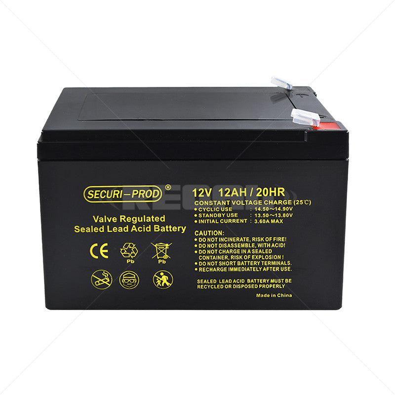 Deep Cycle Battery - 12V 12AH Securi-Prod Sealed Lead Acid