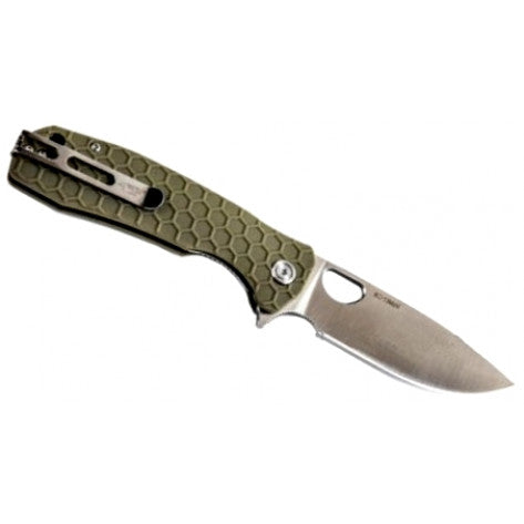 Honey Badger Medium Folding Knife - Green