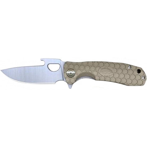 Honey Badger Medium Opener Folding Knife - Tan