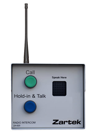 Zartek Radio Intercom, long range, rain-proof casing