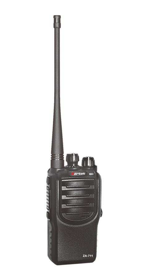 Zartek ZA-711 PMR VHF handheld transceiver with drop- in charger