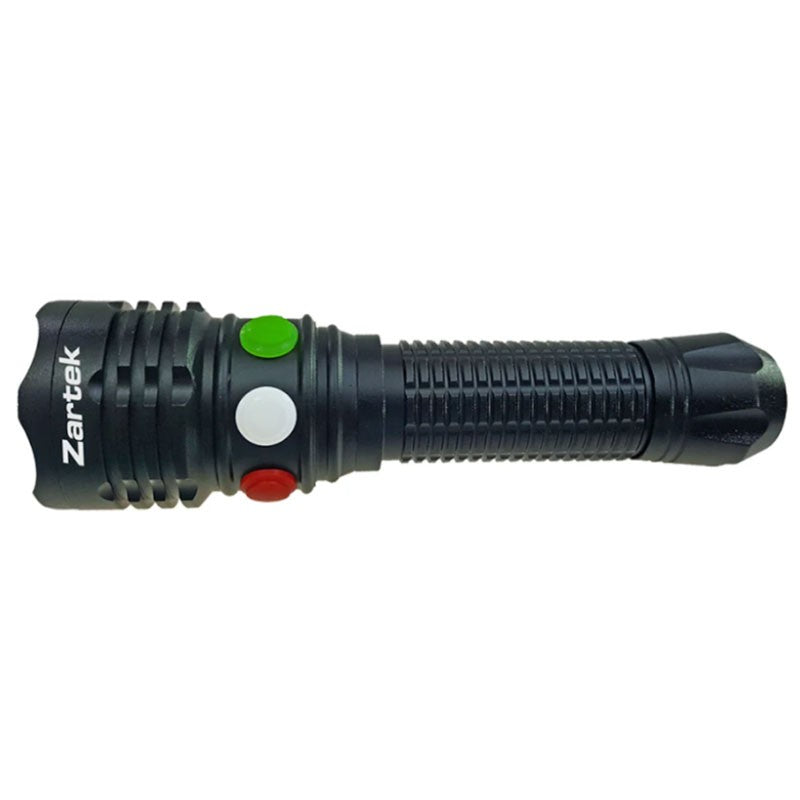 Zartek 200 Lumen Rechargeable LED Tactical Flashlight