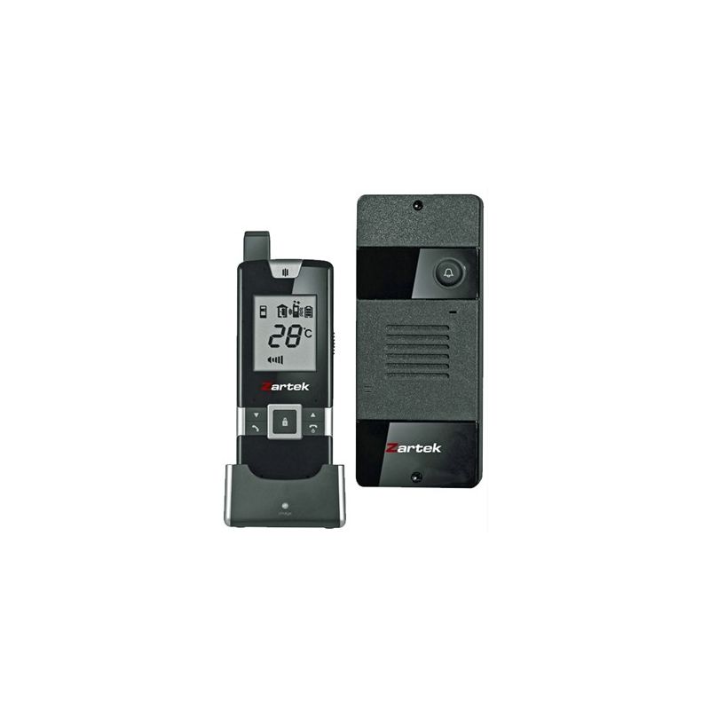 Zartek One button Digital Wireless Intercom kit ZA-650-A (Power Supply Not Included)